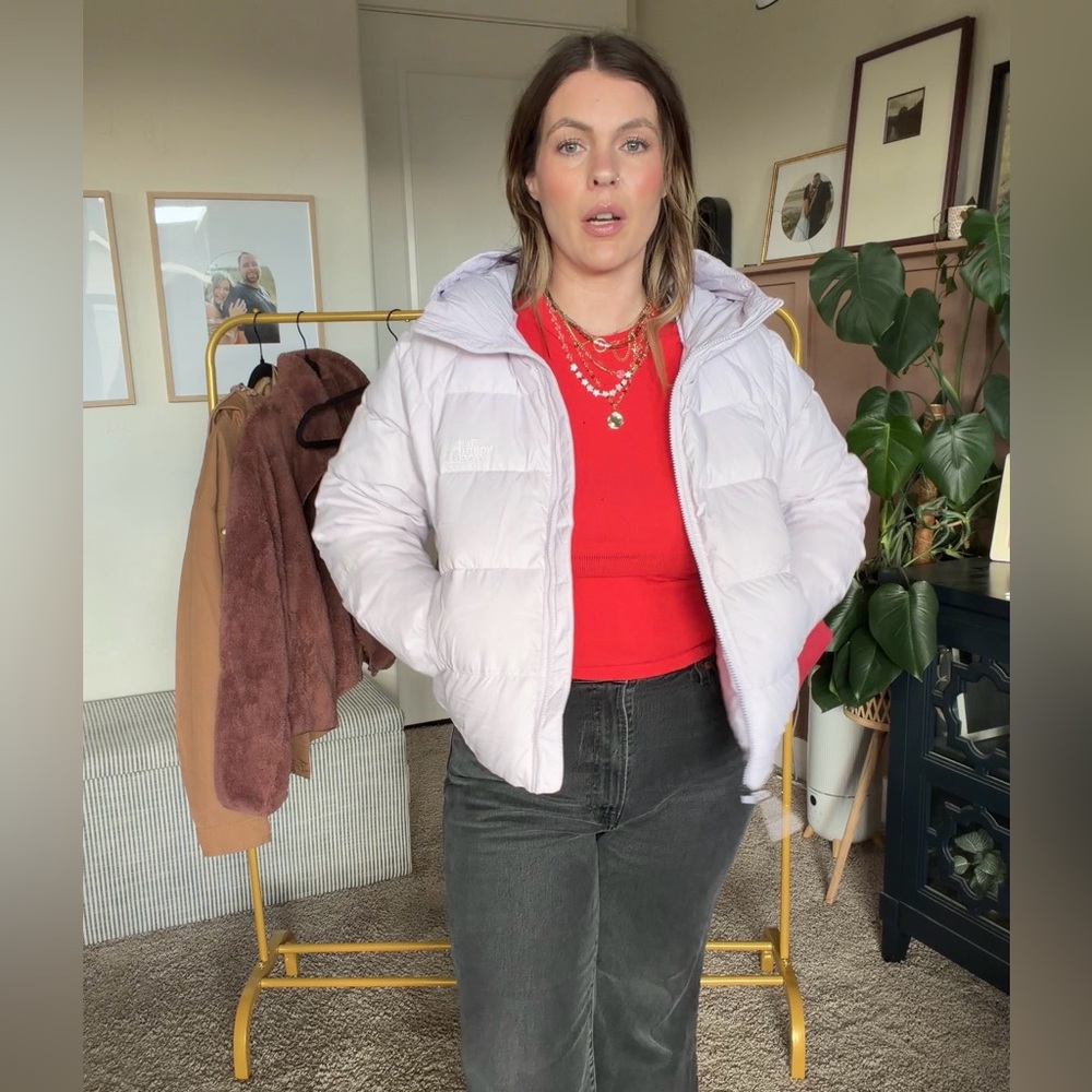 The North Face lavender purple Puffer Jacket coat